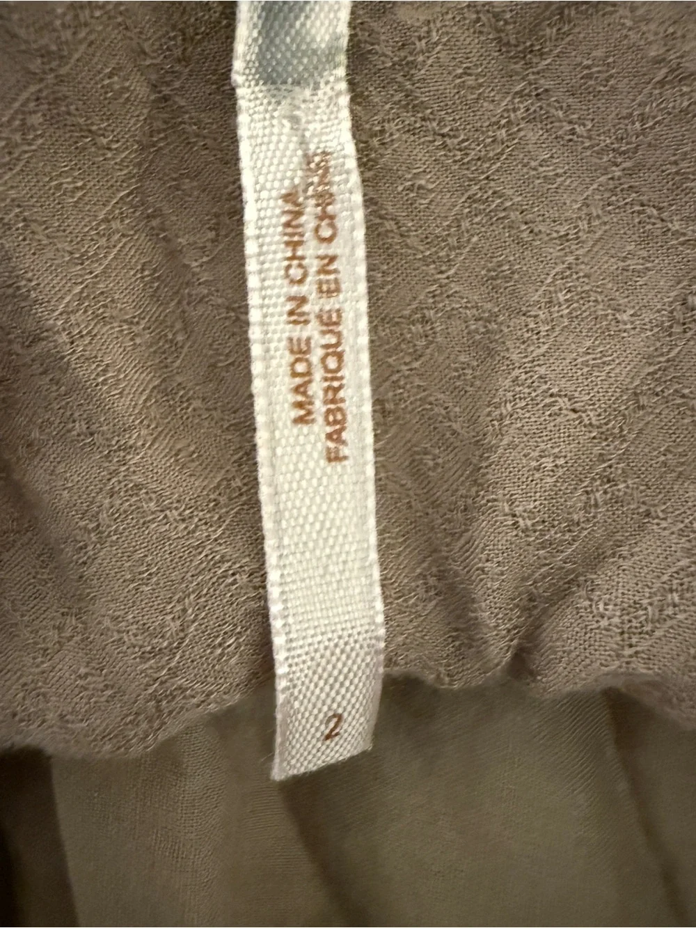 NWOT Free People Georgia Lace Trim Babydoll Dress Tea Taupe Size XS